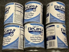 6 cans EleCare Jr UNFLAVORED - DHA  LUTEIN powder junior formula SEE PHOTOS 