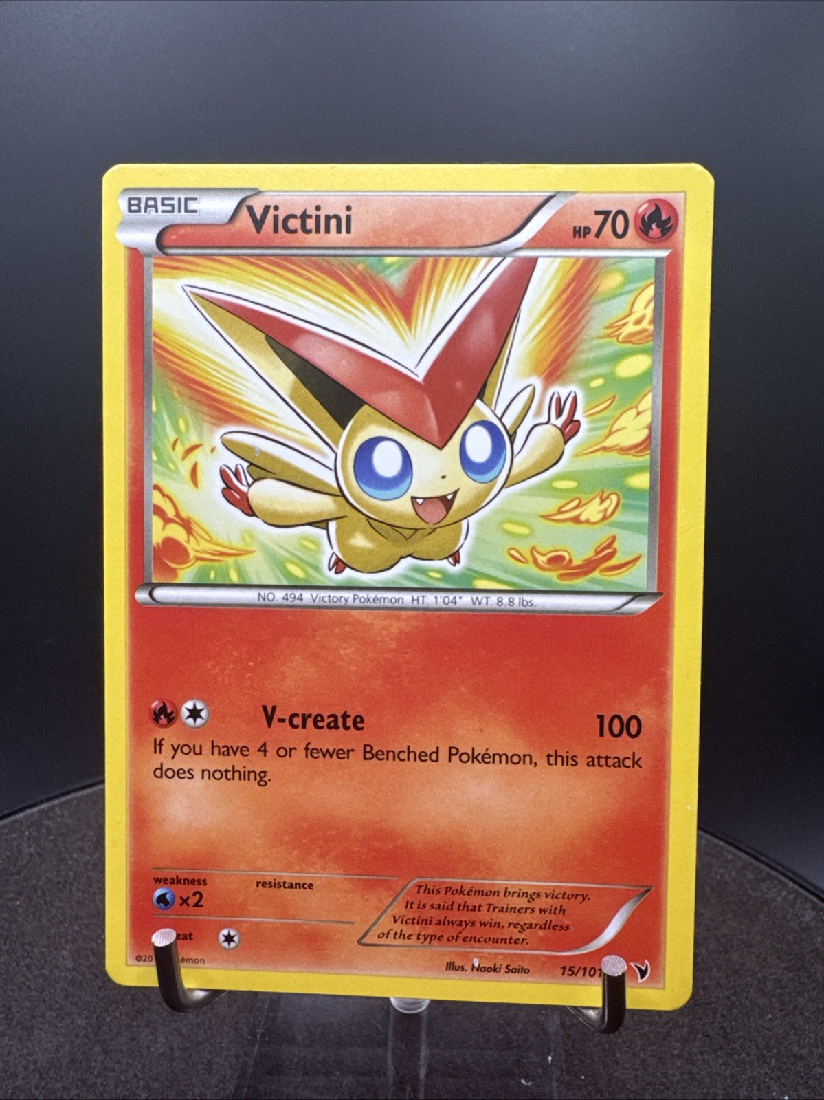 Pokemon Card 2011 Noble Victories - Victini 15/101 Non Holo