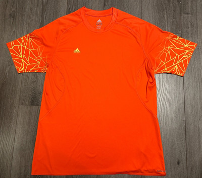 Herren  Sport T-Shirt von ADIDAS F50 clima Lite* Gr. XL Gr. 52/54 * orange gelb