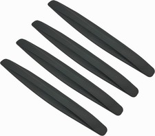 4 Pack Car Bumper Guard, Universal Rubber Protector for SUV - Front/Rear Anti Co