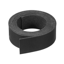 Faux Suede Leather Strap 20mm x 1.1 Yard Leather String Cord, Black