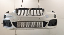BMW X1 F48 BUMPER FRONT M SPORT WITH PARKING SENSORS IN ALPINE WHITE / 300 2017