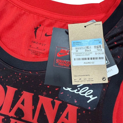 CAITLIN CLARK SIGNED INDIANA FEVER STRANGER THINGS REBEL BASKETBALL JERSEY PSA - Picture 4 of 5
