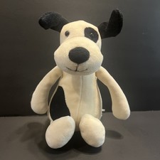 Jellycat RARE My First Puppy Black Cream Dog 8 Plush Toy HTF