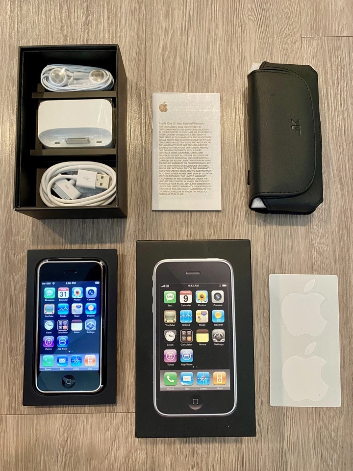 Apple iPhone 1ª Generación 8GB A1203 (GSM) - AT&T con Caja de 3g - ¡Venta Final! Foto 2 de 4