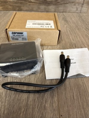 COP Security EA-PD01AF Power Over Ethernet Splitter Sicherheit Überwachung