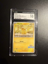 Pokémon Pikachu Promo 214 CGC 10 GEM MINT concorso illustrazione 2024 vincitore