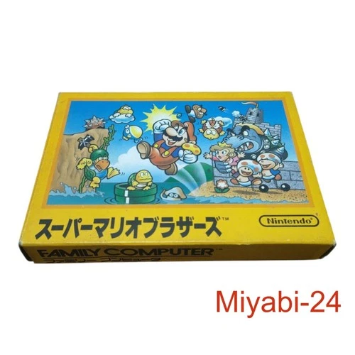 Super Mario Bros Famicom Cartridge - Box & Manual Condition, Retro Game