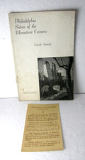 1938 Fourth Annual Salon of Photography Miniature Camera Club Catalog Postcard