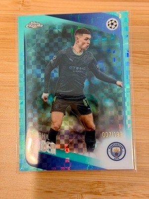 Topps 2026 Chrome UEFA Champions League Phil Foden Man City #103 Serial /199