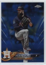 2018 Topps Chrome Blue Refractor 59/150 Dallas Keuchel #166 yf0