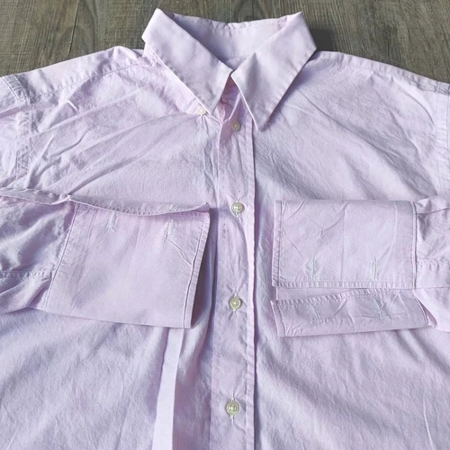 SAINT LAURENT (YSL) Yves Saint Laurent Camicia Uomo 16 5 42 L Polsini Pieghettati Convertibili Made In Italy