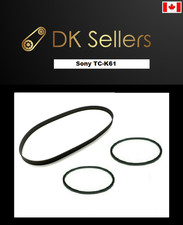 Replacement Belt s Sony TC-K61 Cassette Player