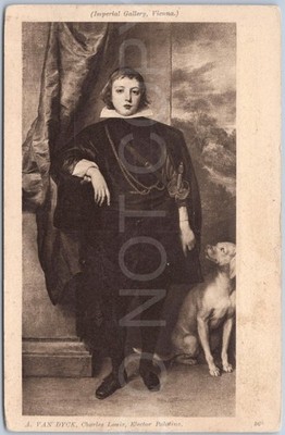 Karl Ludwig Kurfürst Pfalz Wien Vintage Postkarte Österreich Künstlerisch