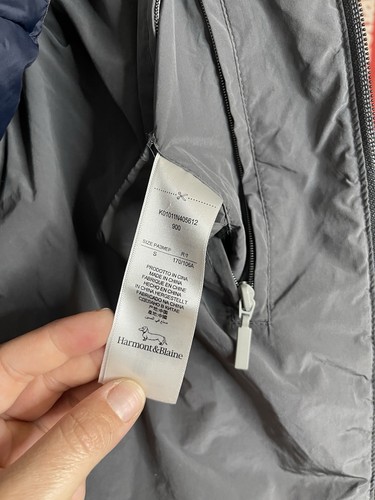 Harmont Blaine Men's Small Gray Hooded Zip Up Puffer Down Vest - Picture 8 of 9
