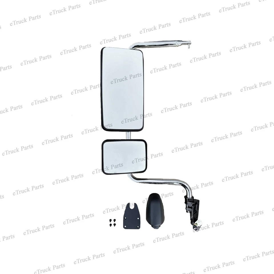 Espejo retrovisor de señal de alimentación cromado LH 87094E0873 para 2008+ Hino 268/338/L/XL Foto 4 de 4