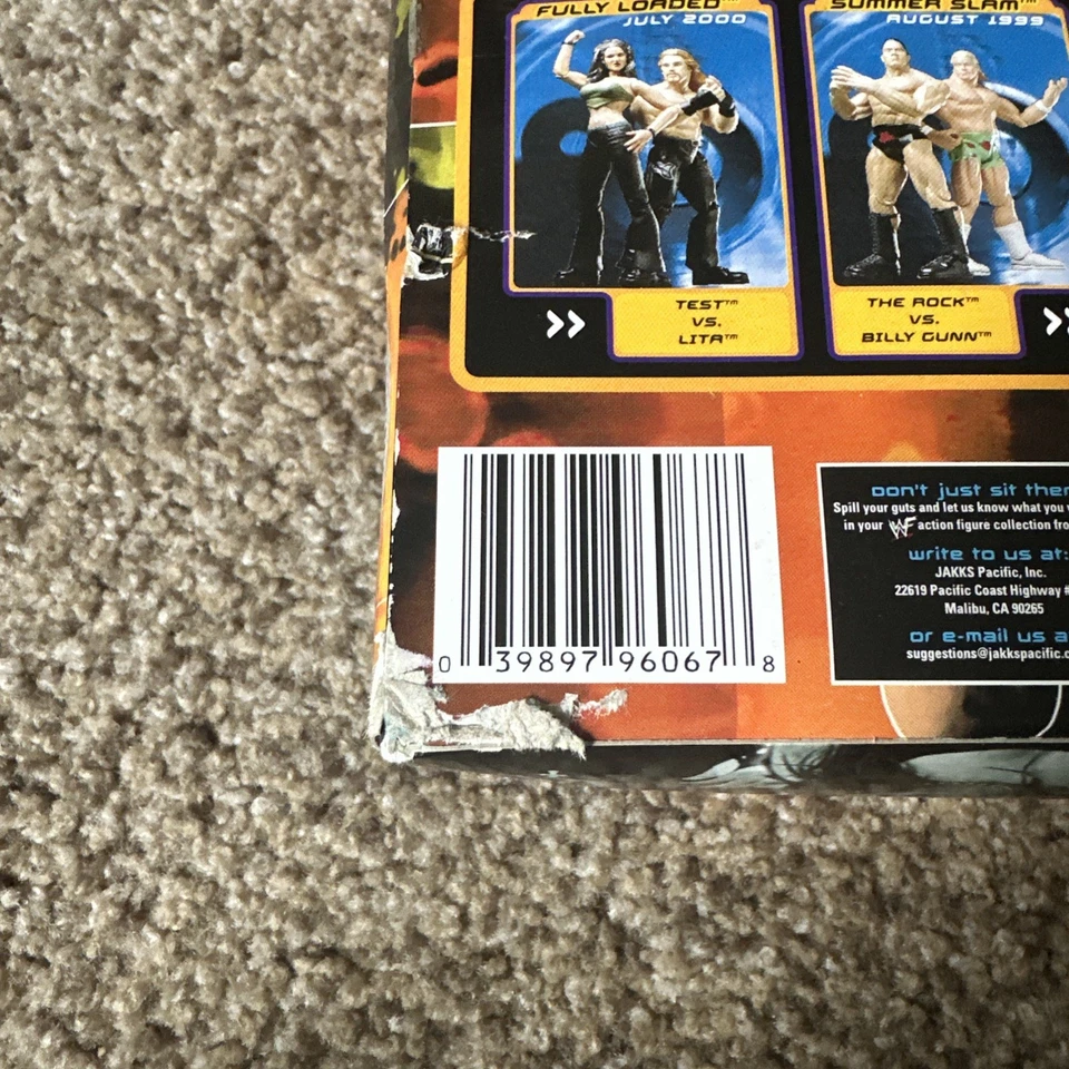 Фигурка WWF 2 XTreme WWE упаковка 3 шт. Jeff & Matt Hardy Lita Hardy Boyz Team Xtreme - Изображение 4 из 4