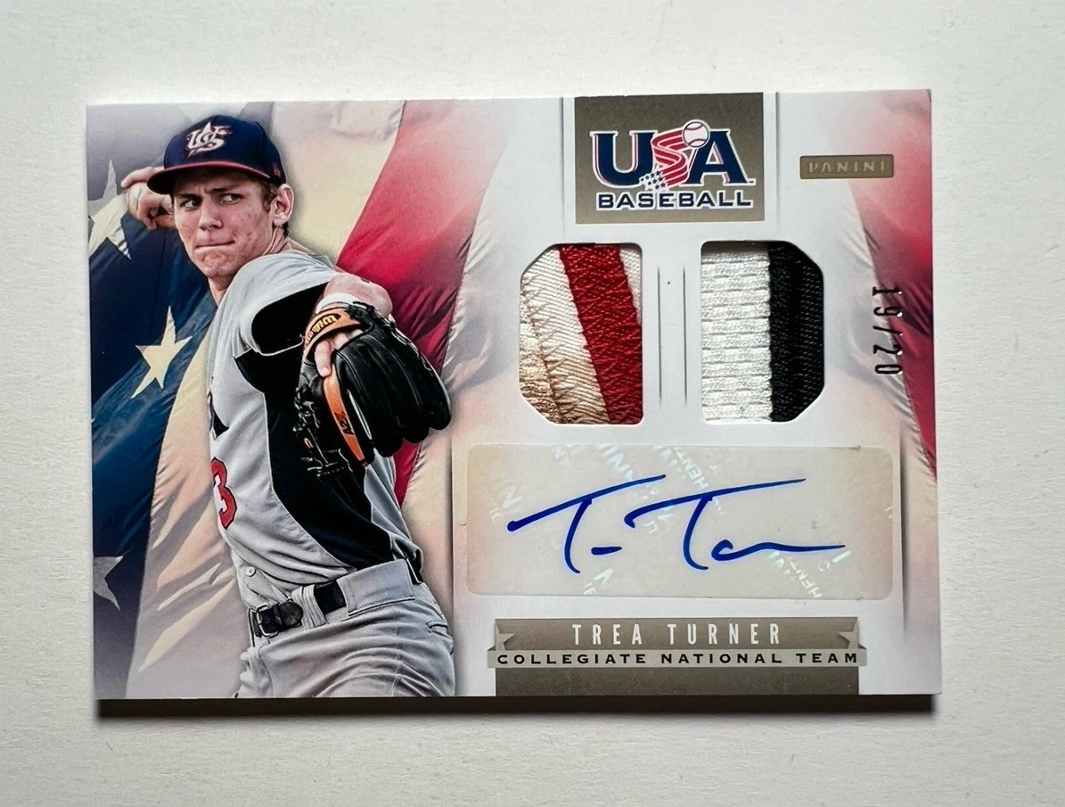 Trea Turner Baseball Serial Numbered Sports Trading Cards