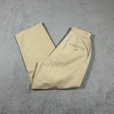 Vintage polo Ralph Lauren cream  tan Baggy trousers Size 6 Women  s 0271