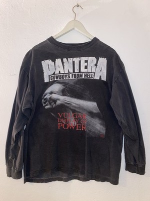 90s US Original PANTERA Longsleeve,, Cowboys From Hell, Vulgar Display Of Power
