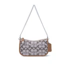 Coach Swinger 20 Crystal Signature Jacquard Shoulder Handbag - Burnished Amber