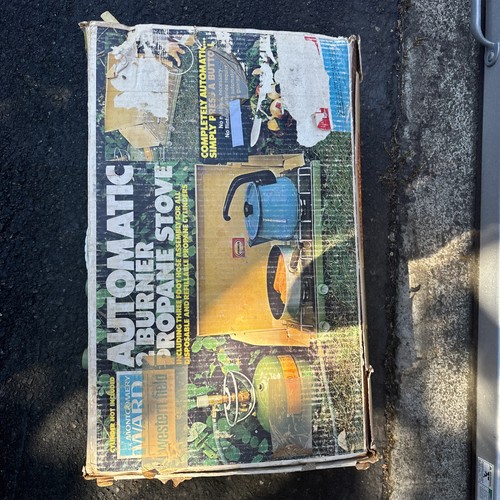 Vintage Modell # 2377 Western Field Montgomery Ward 2 flammiger Campingkocher Camping - Bild 13 von 13