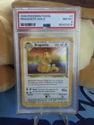 Pokémon TCG Dragonite 4/62 Fossil Holo Rare PSA 8 1999 English