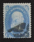CKStamps: US Stamps Collection Scott#92 1c Franklin Used CV$425