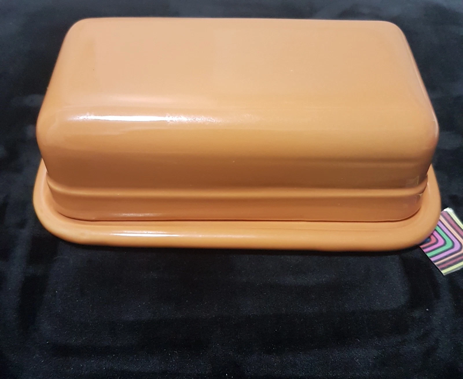 EMILE HENRY Citron Yellow Rectangle Covered Butter Dish FRANCE 16-22 401
