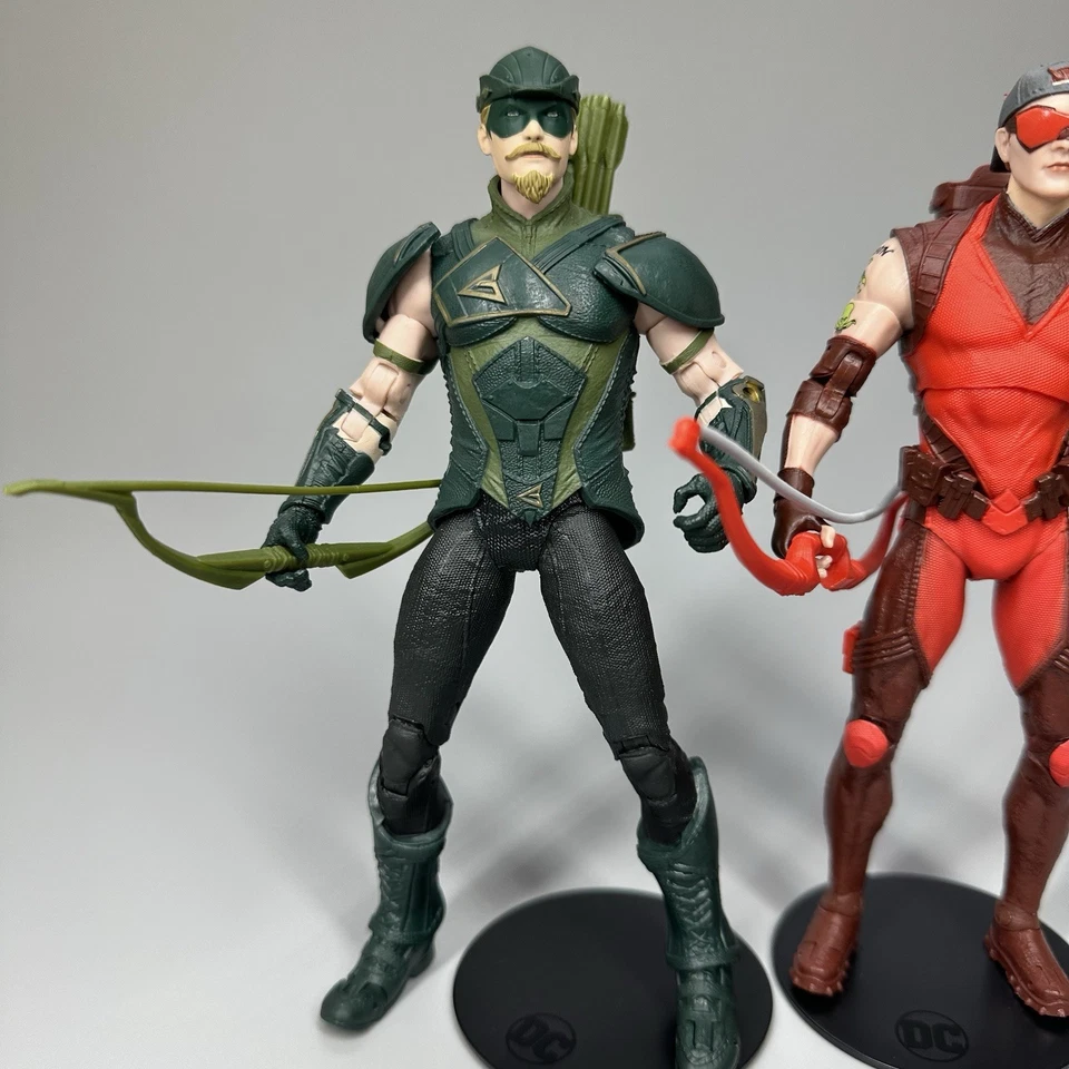 McFarlane DC Multiverse Arsenal Speedy & Green Arrow 7" Action Figures Complete - Image 2 of 4