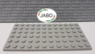 (I13/4) Lego 3028 Plate 6x12 Vintage Light Gray Knights Pirates Star Wars Modular