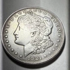 1921 Morgan Dollar Uncirculated MS62-64 Philadelphia Mint 90% Silver $1 Coin
