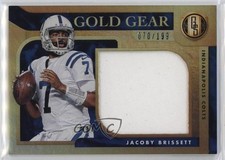 2020 Panini Gold Standard Gold Gear Relics 70/199 Jacoby Brissett #GG21 13st