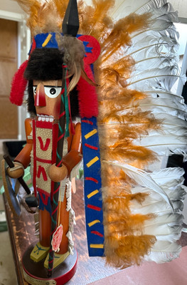 Rare Steinbach Adler Nutcracker Chief Sitting Bull Sioux MINT Condition