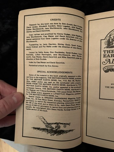 The Mother Earth News Almanac A Guide Through the Seasons Vtg 1973 PB 2nd Print - Picture 7 of 11