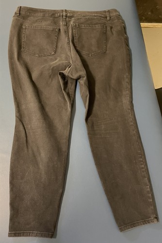 Lane Bryant High Rise Black Skinny Jeans Size 20 Tummy Control (Measure 43 x 27) - Picture 3 of 5