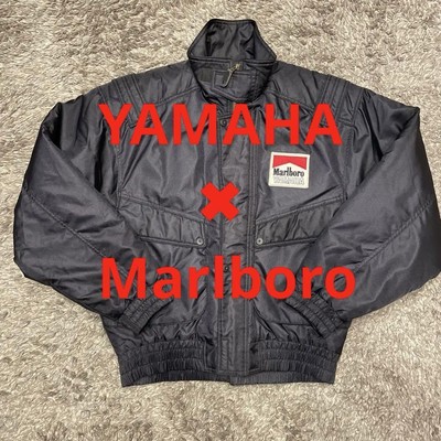 Yamaha Marlboro racing jacket blouson nylon 80s 90s L black | eBay 