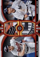 [DIGITAL] Topps Bunt - Ripken Jeter - Tribute 23 S1 Red Dual Relic