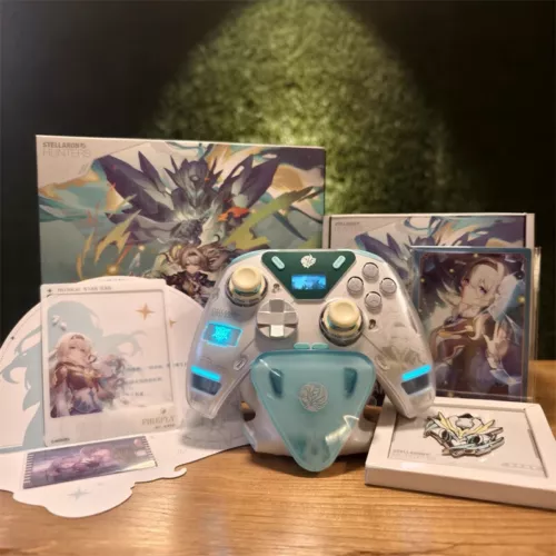 Gamepad controller di gioco wireless ufficiale Honkai: Star Rail Firefly con scatola badge - Foto 1 di 21