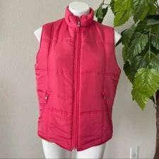 Liz Claiborne Womens Puff Vest Size Petite Medium