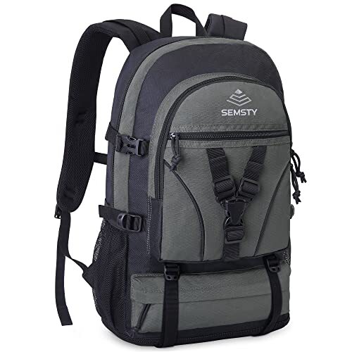 Hiking Backpack, 30L/40L/50L Expandable Hiking 30L+5L expandable 30l+5l Grey-image