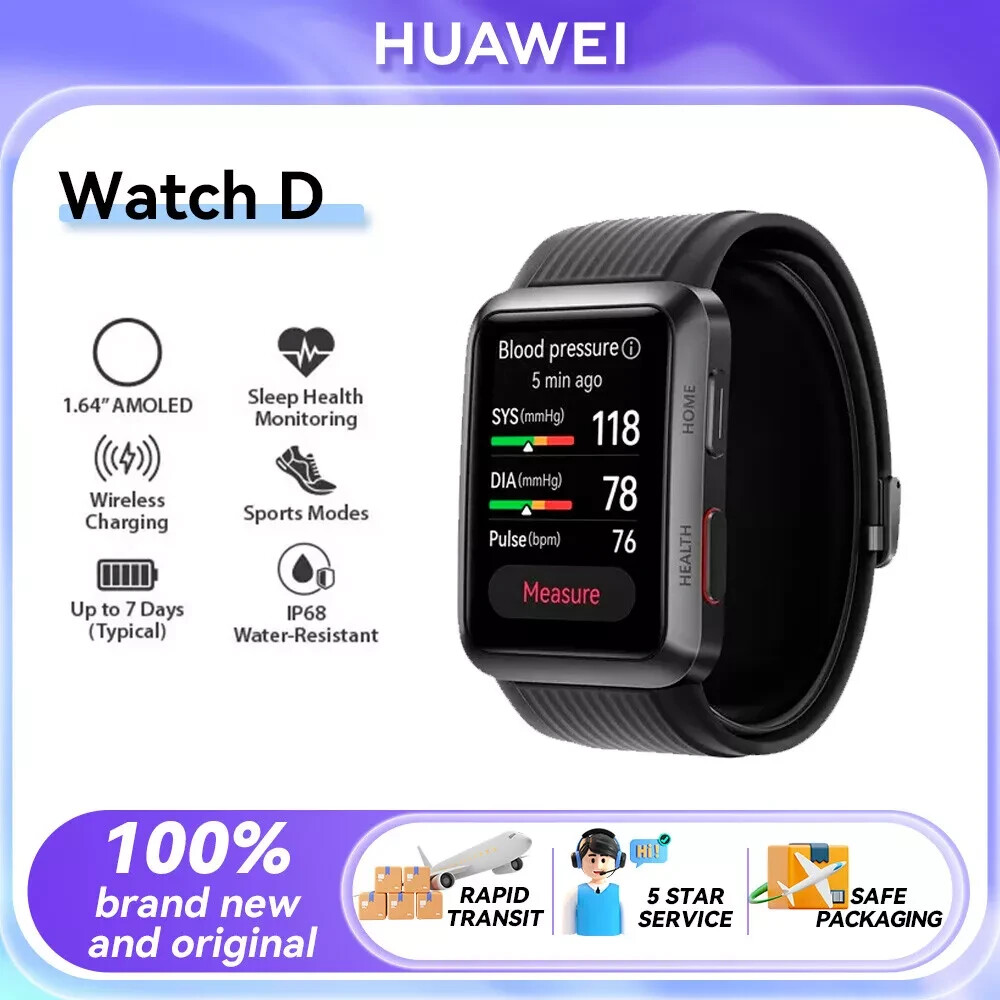 New Huawei Watch D BLACK 1.64