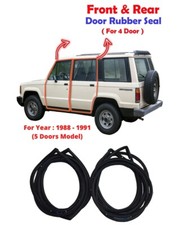 Isuzu Trooper Bighorn 5d Model 1988-1991 Door Rubber Seal Set 4 Isuzu Trooper Bighorn 5d Model 1988-1991 Door Rubber Seal Set 4
