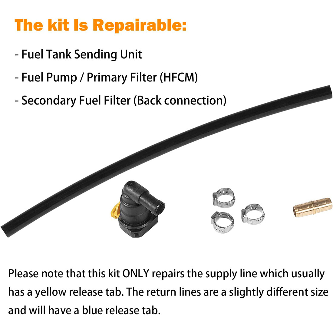 6.7L Powerstroke Fuel Filter Tank Supply Line Connector Repair Kit for