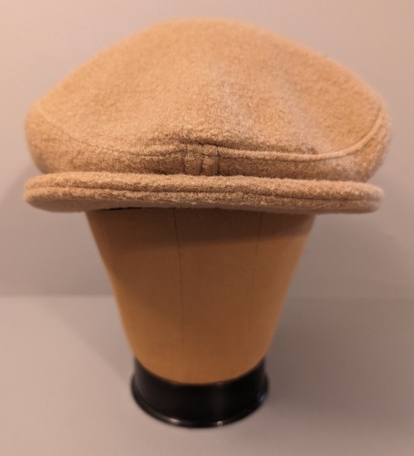Vtg Pendleton Driving Cap - Men's MEDIUM - Brown Tan Wool USA Newsboy Cabbie Hat - 第 4/23 張圖片