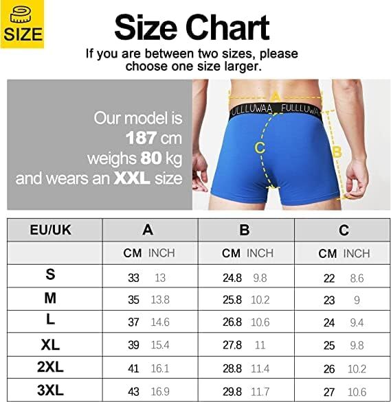 Boxershorts voor heren, verpakking van 10 of 12 stuks, retroshorts voor
