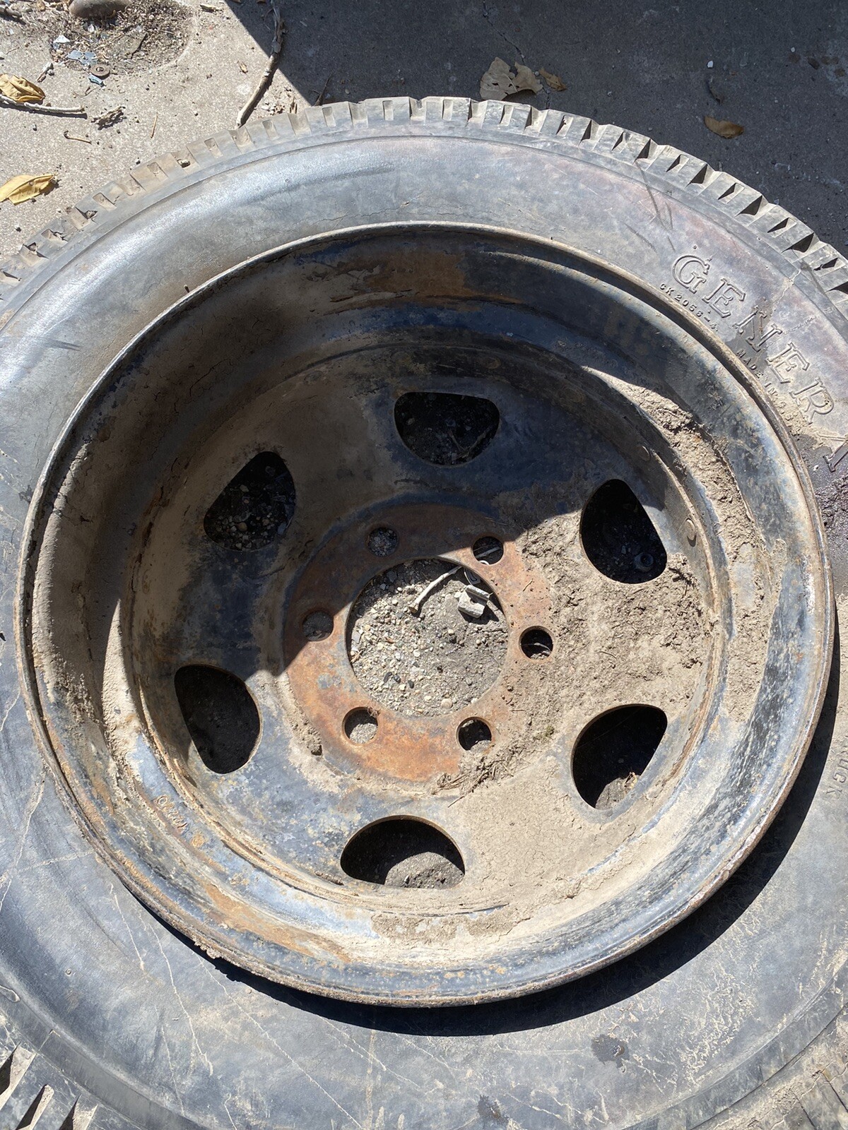 One 22-1/2” Six Lug One-Piece Rims Wheels 22.5” FREE SHIPPING Bundle ...