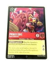 Disney Lorcana Prince Eric Expert Helmsman FOIL 121/204 NM Into the Inklands