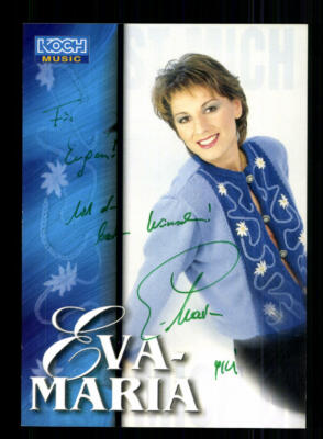 Eva Maria Autograph Card Original Signed + M 6474