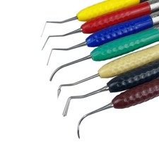 7x Dental Composite Resin Filling Spatulas Aesthetic Restoration Tool Instrument